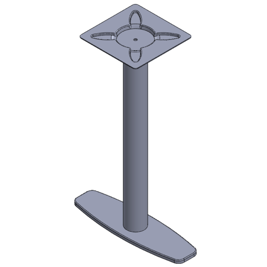 140x470 Dışbükey Masa Ayağı